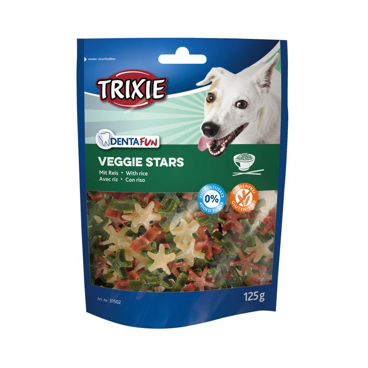 Trixie  DentaFun Veggie Stars 125 g