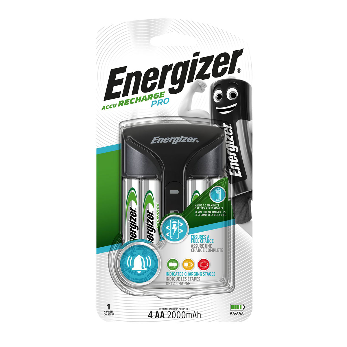 Energizer Akku-Ladegerät Pro für Batterien
