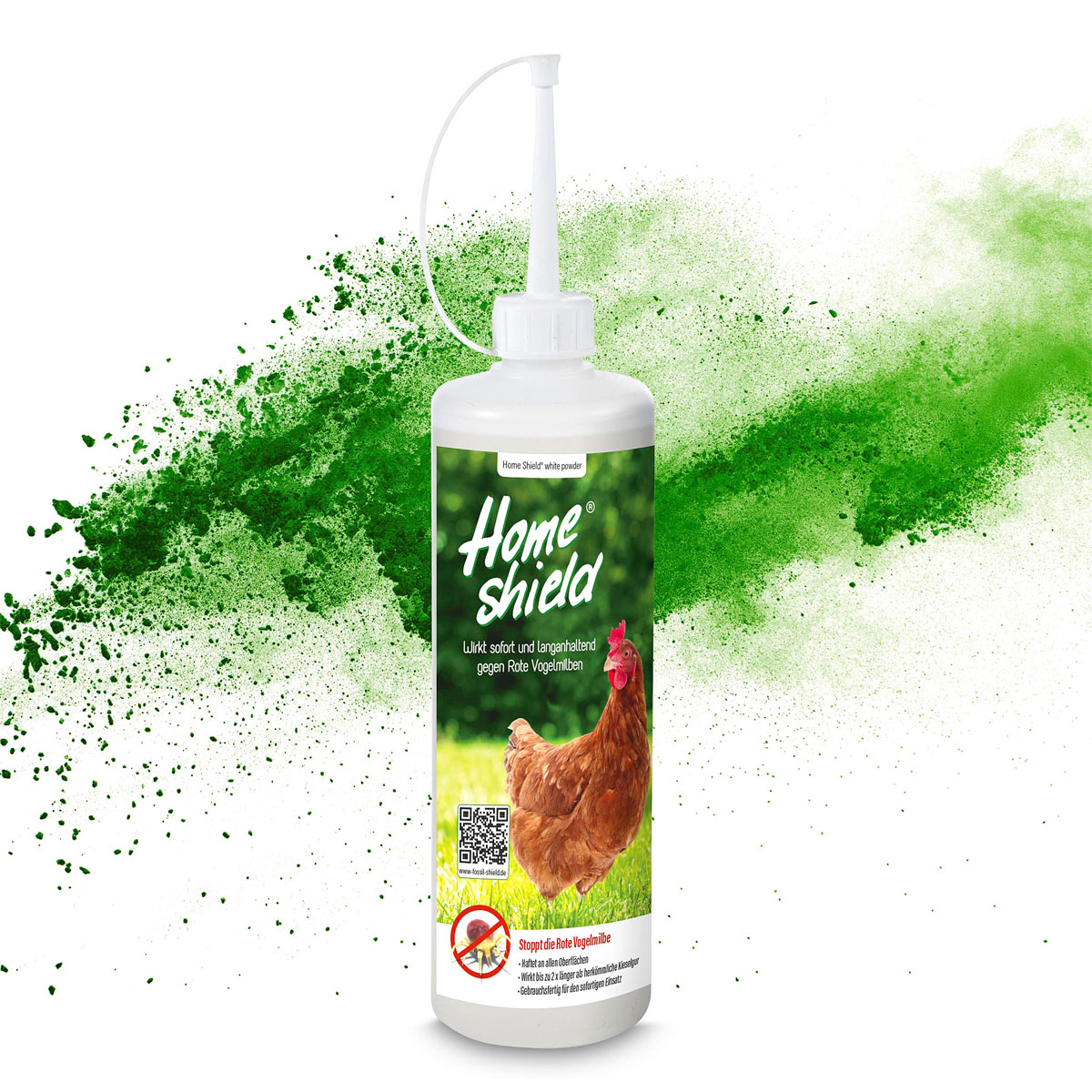 Home Shield Puder Zerstäuberflasche 200g