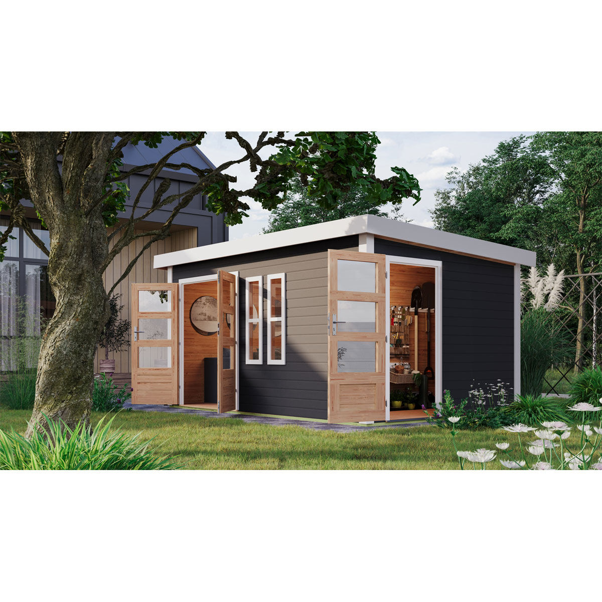 Karibu BBH Schoenbuch 2 terragrau Bild 2