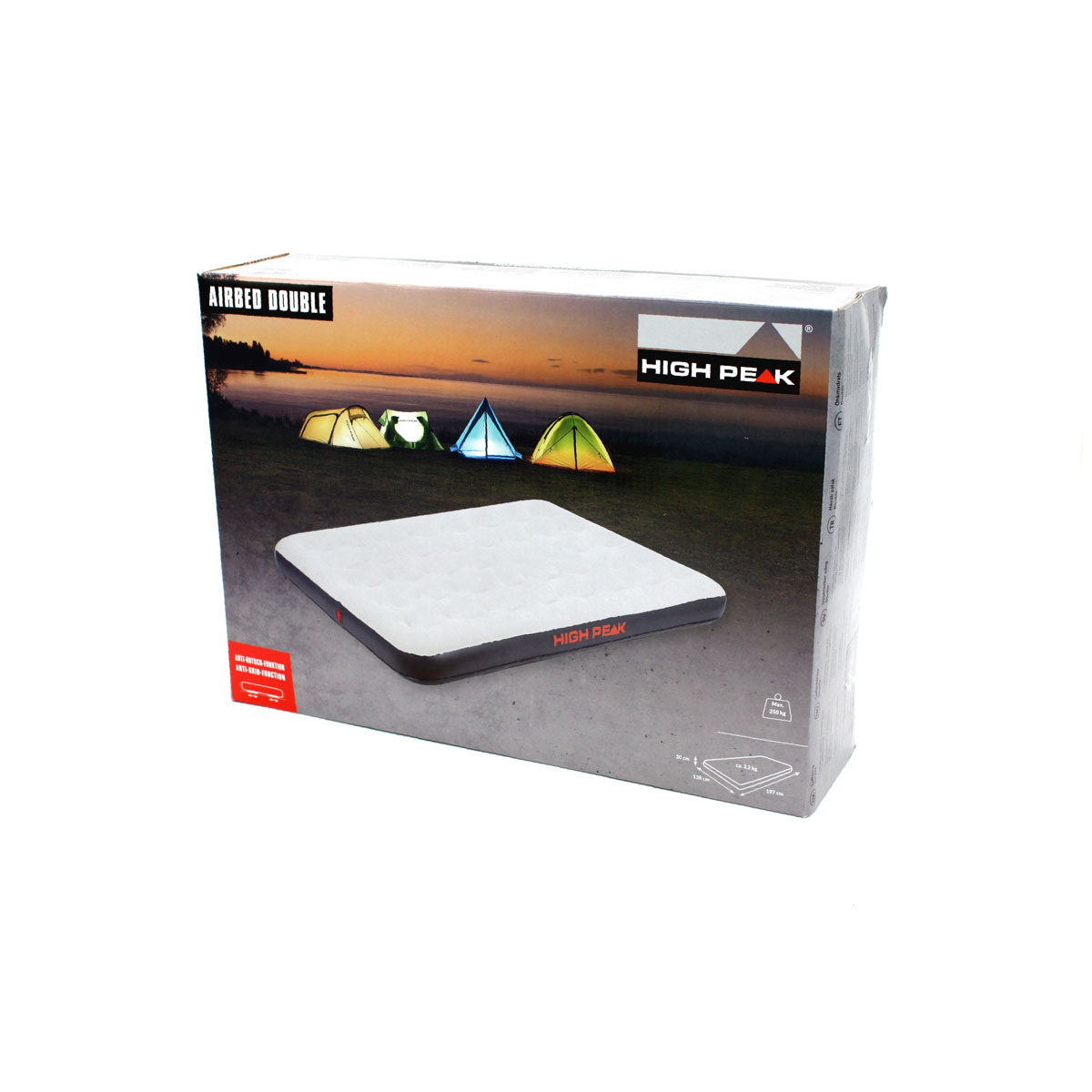 High Peak Luftbett Double verstärkte Nähte Bild 2