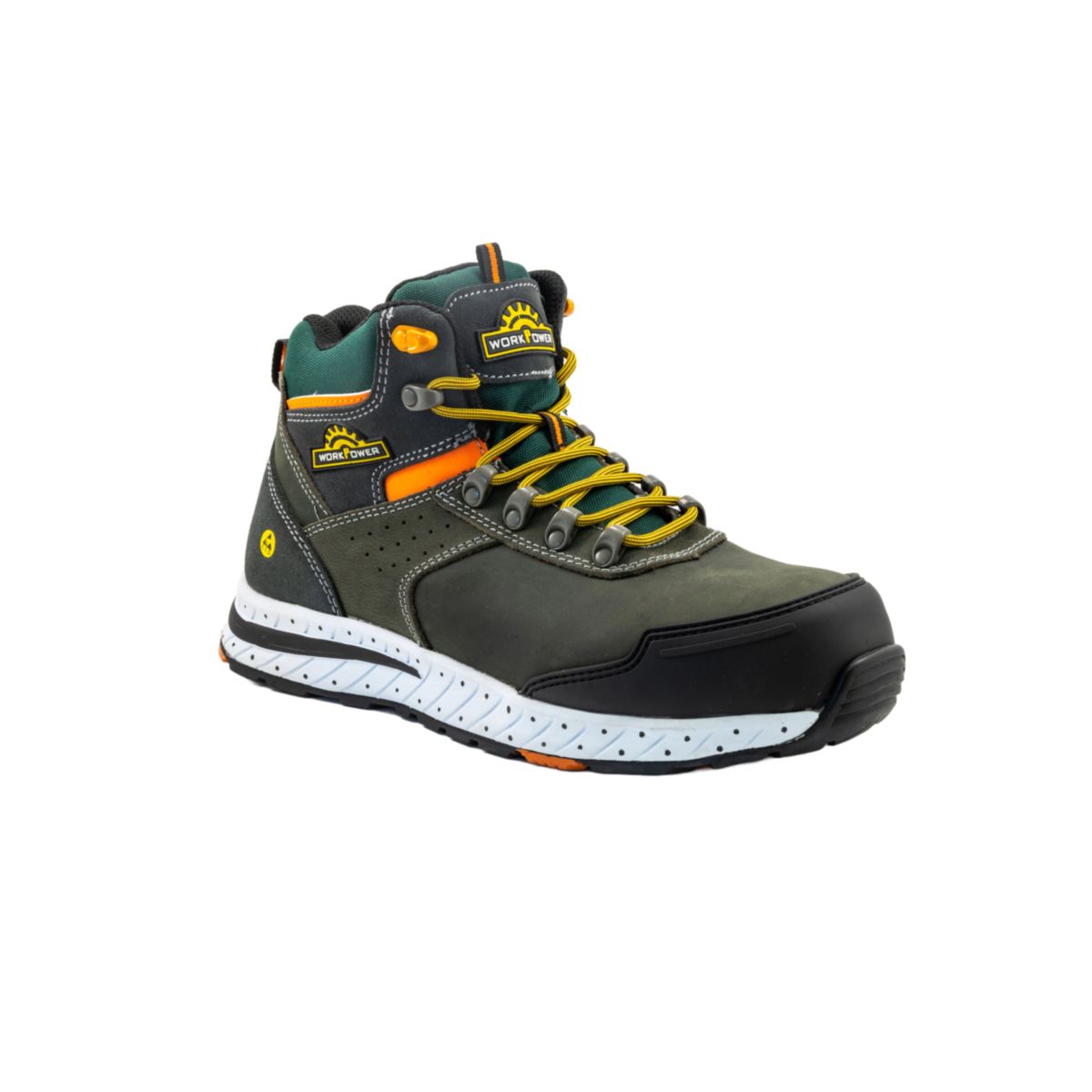 WorkPower Sicherheitsstiefel S3 Hilders Gr. 46 grau orange