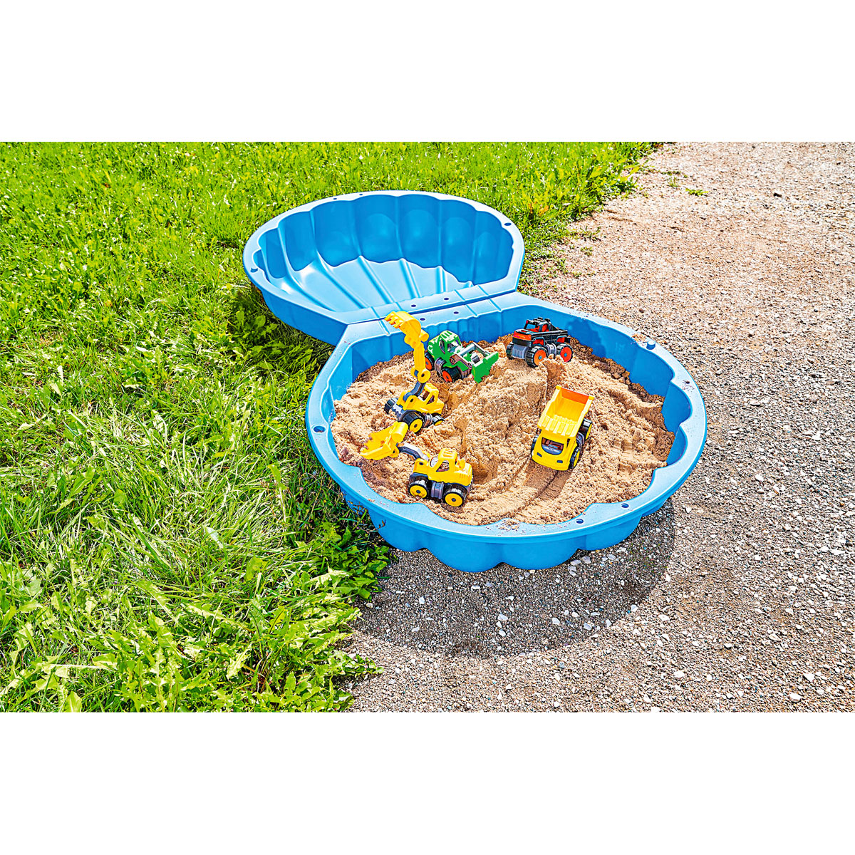 Sand- und Wasserspielmuschel blau Bild 4