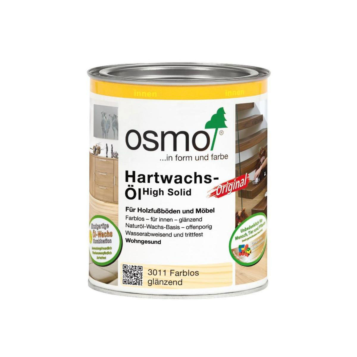 Osmo Hartwachs-Öl farblos Glänzend 0,75 L