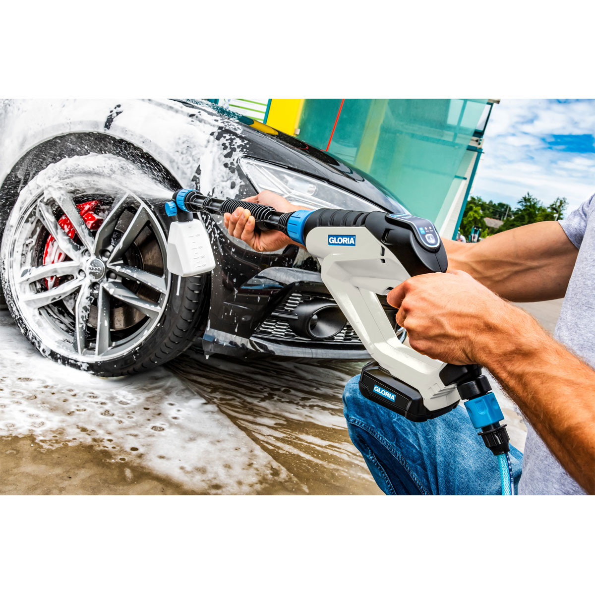 Gloria Akku-Hochdruckreiniger-Set Multi Jet 1 Akku Bild 3