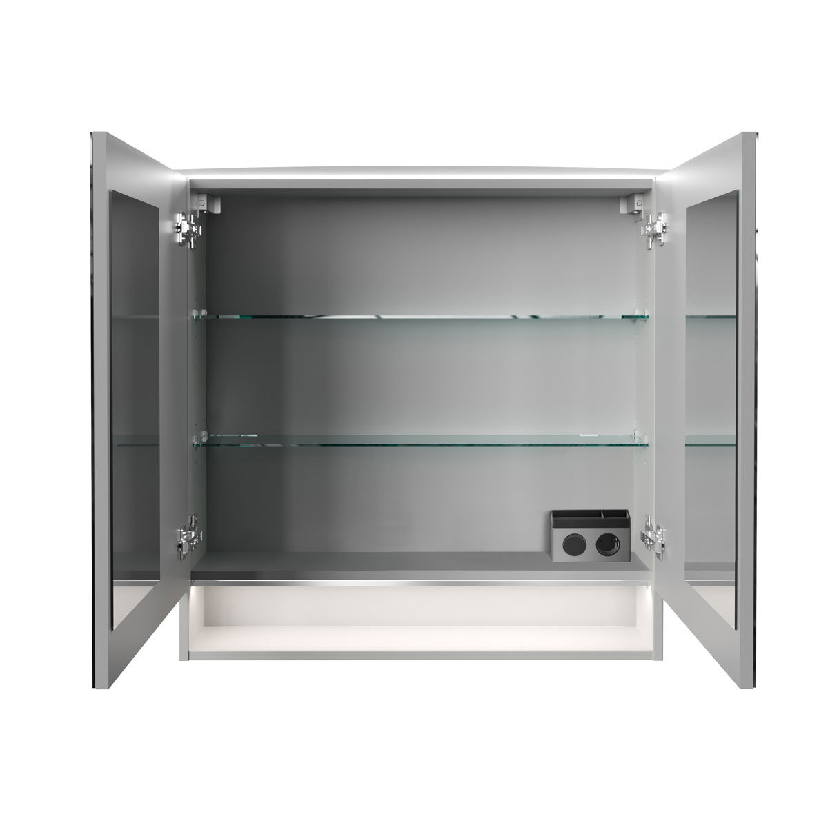 Fackelmann  Spiegelschrank B.Style 800 x 812 x 153 mm Weiß LED Bild 2