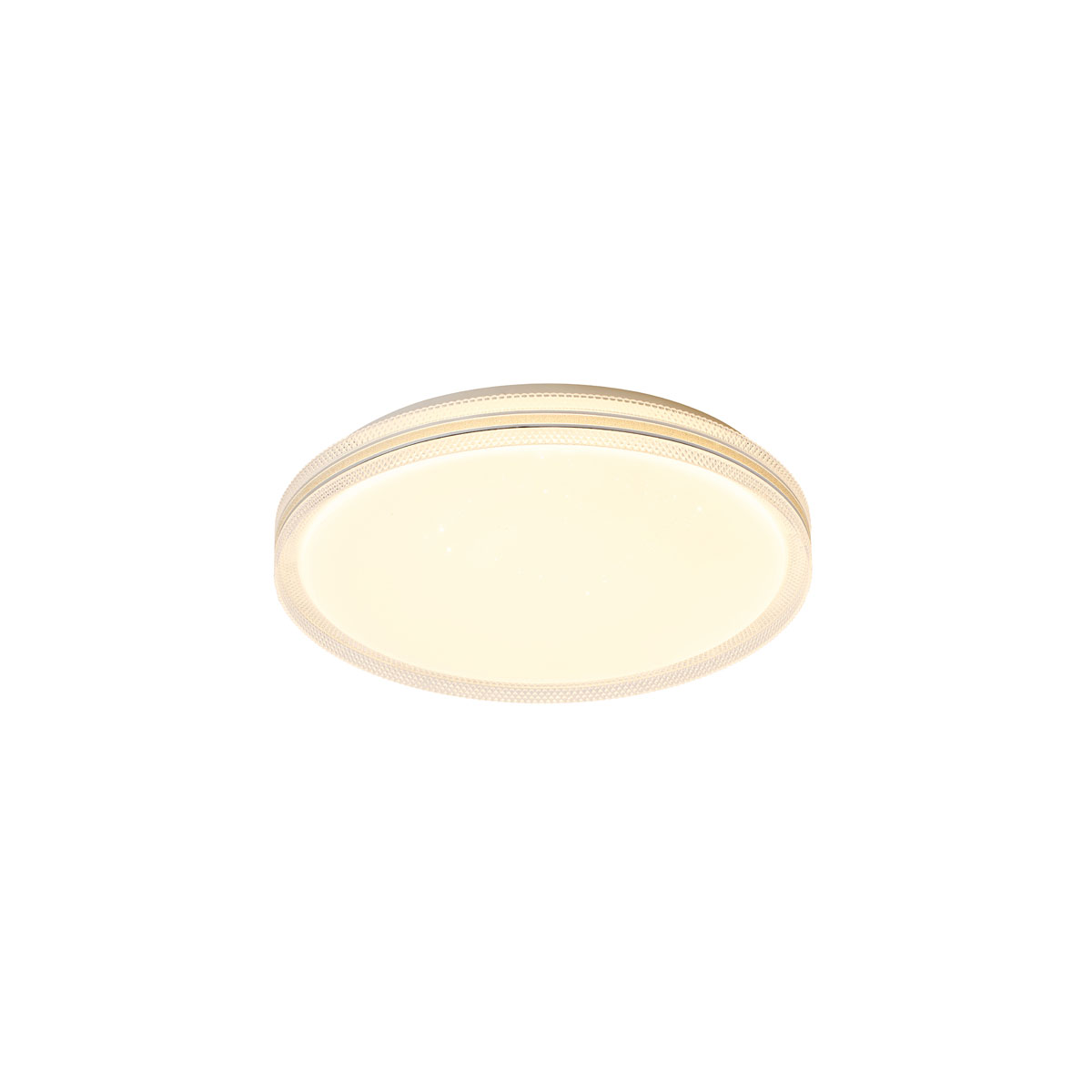 Flector LED Deckenleuchte Stellaris D39cm 24W 3000K weiss u. kristall Bild 2