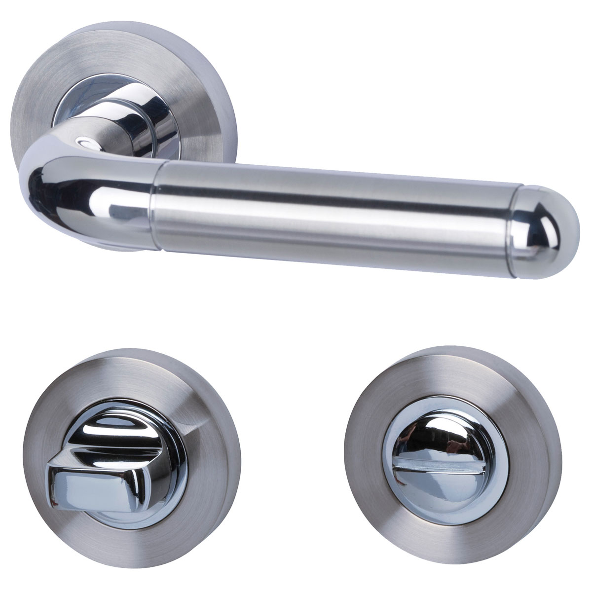 Alpertec Rosettengarnitur Solid 4-R für WC