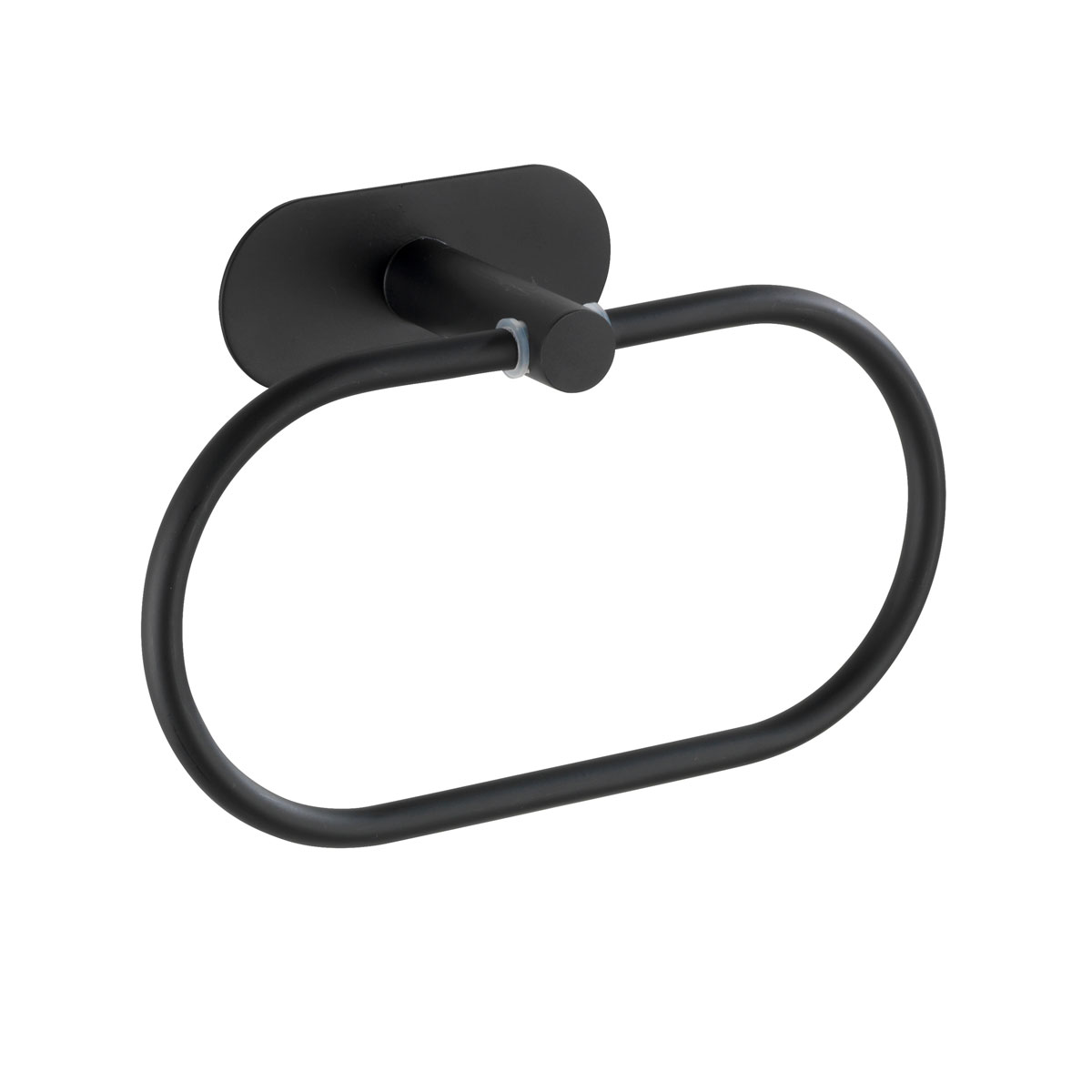 Wenko Turbo-Loc Edelstahl Handtuchring Orea Black Matt Handtuchhalter Befestigen ohne bohren