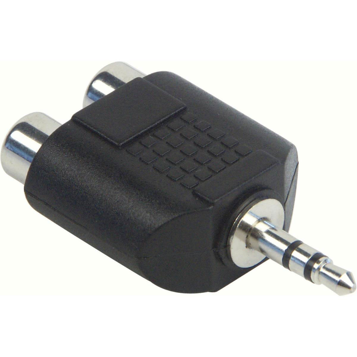 Schwaiger Audio-Adapter-Klinkenstecker schwarz