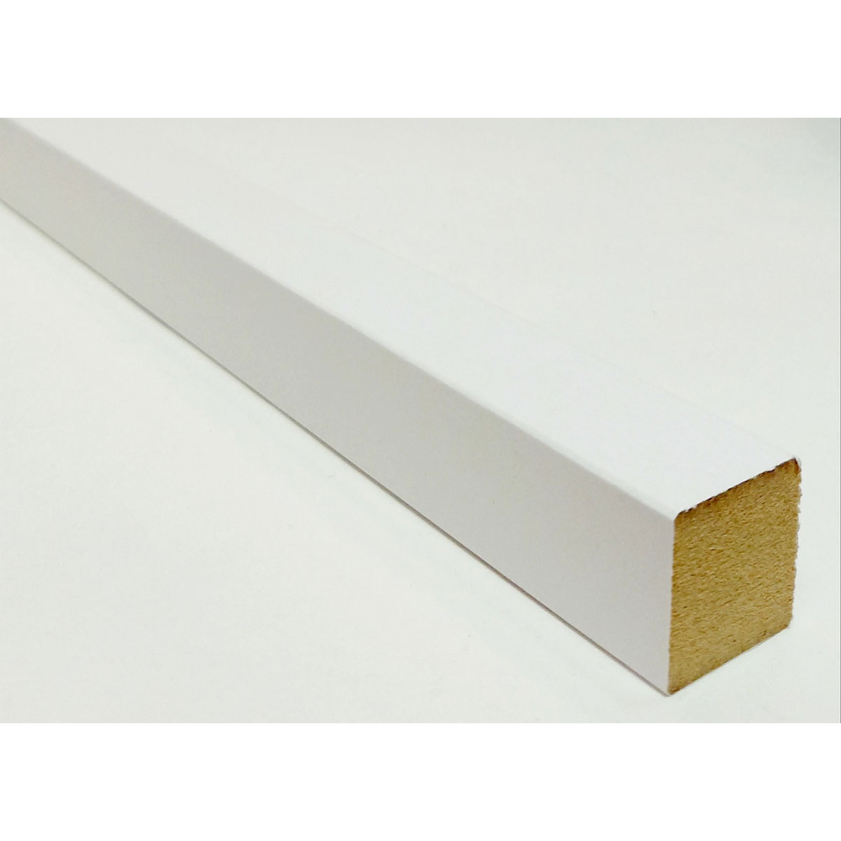 Konstruktionsleiste weiß 1,9 x 1,9 cm Bild 1