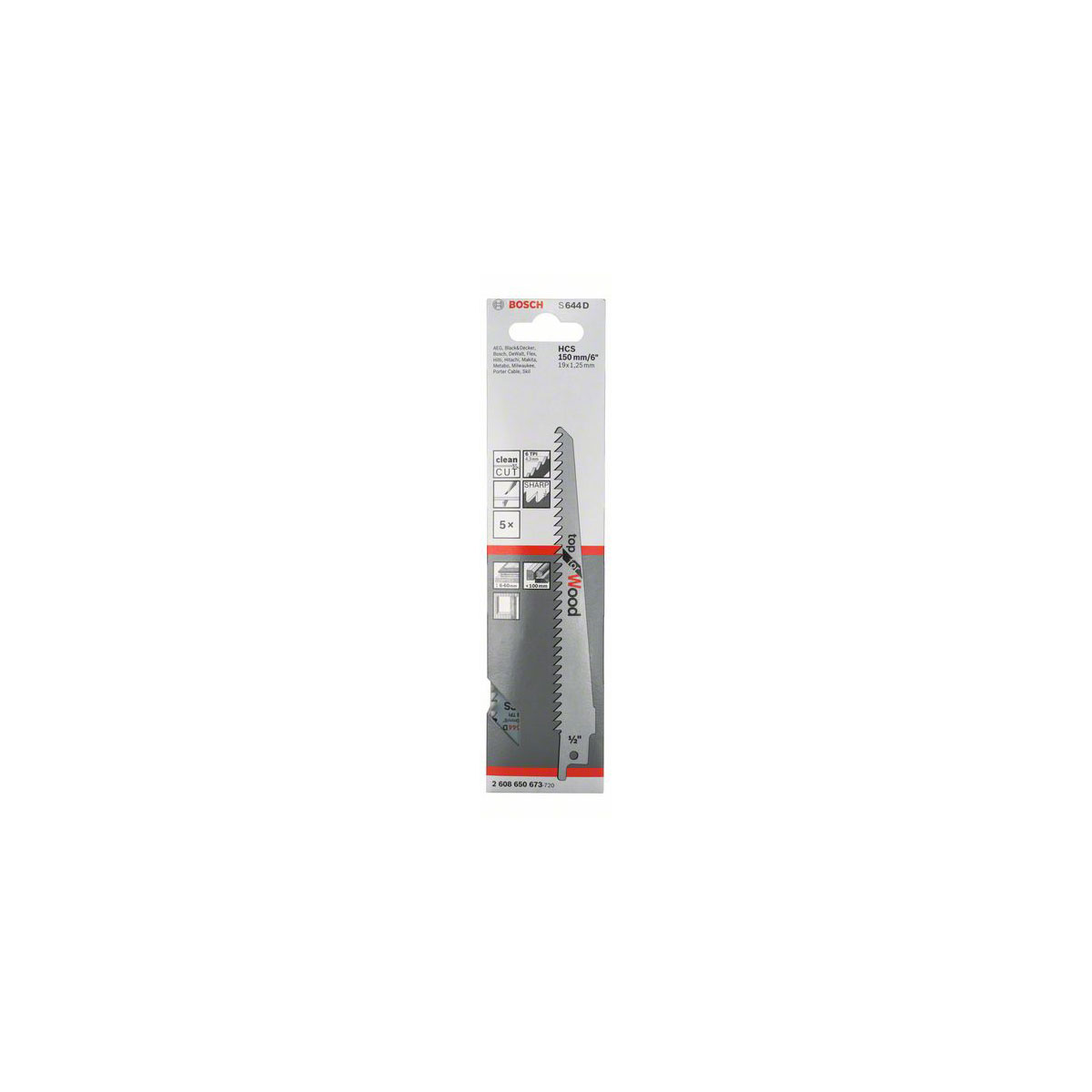 Bosch Professional  Säbelsägeblatt S 922 BF 5 Stück Bild 2
