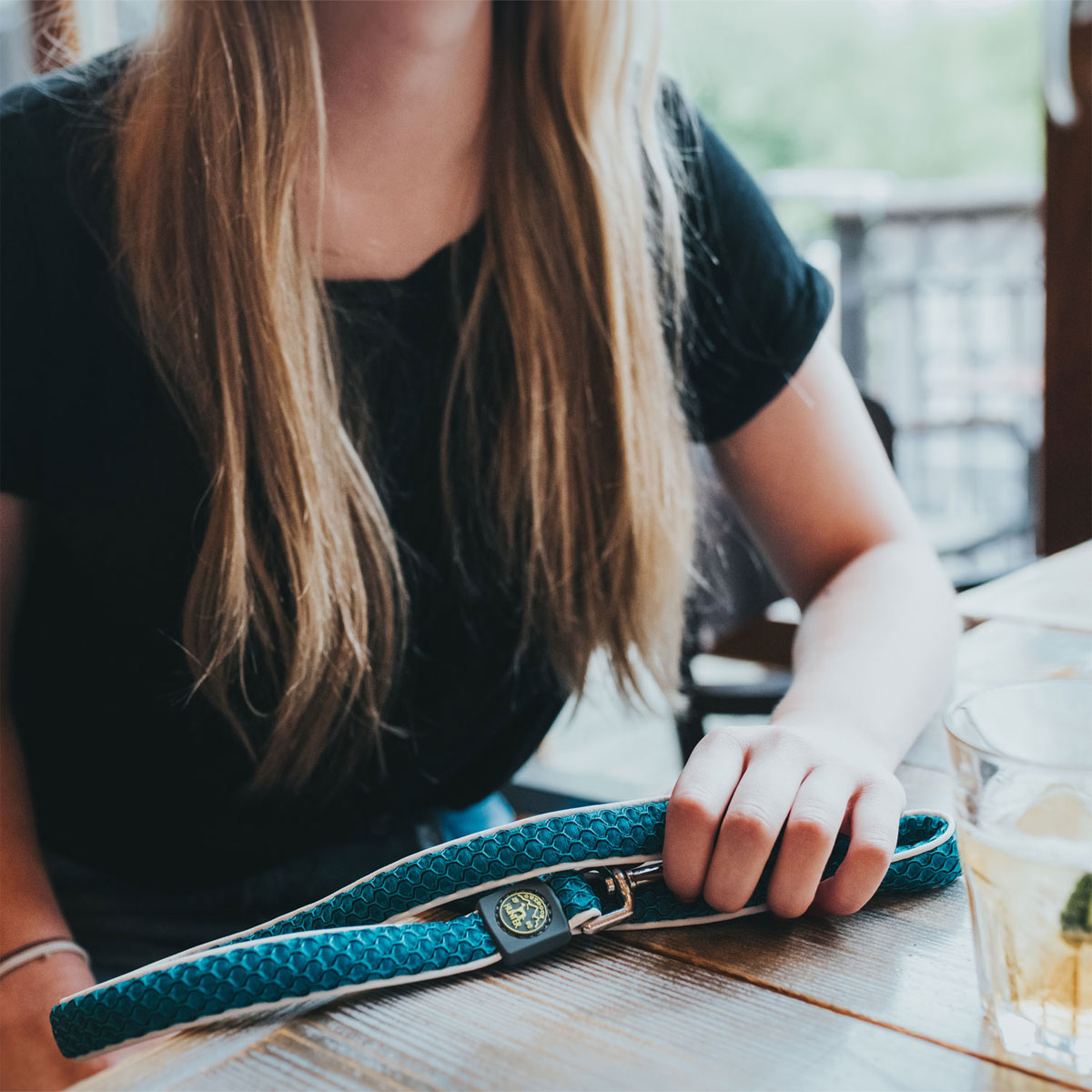 Hunter Führleine Hilo türkis 200 x 2 cm Bild 2