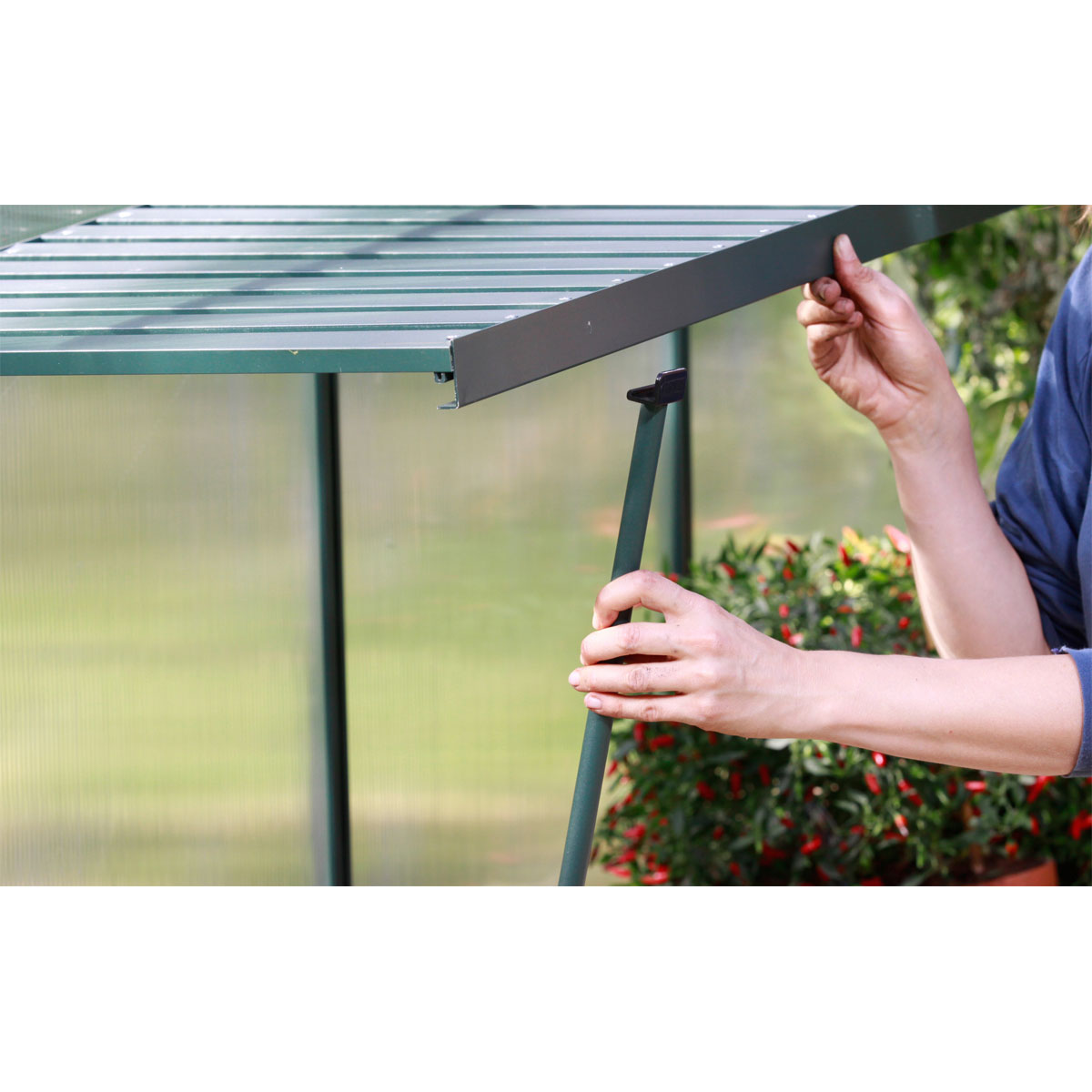 Vitavia  Alutisch, abklappbar, 120x50 cm, grün Bild 2