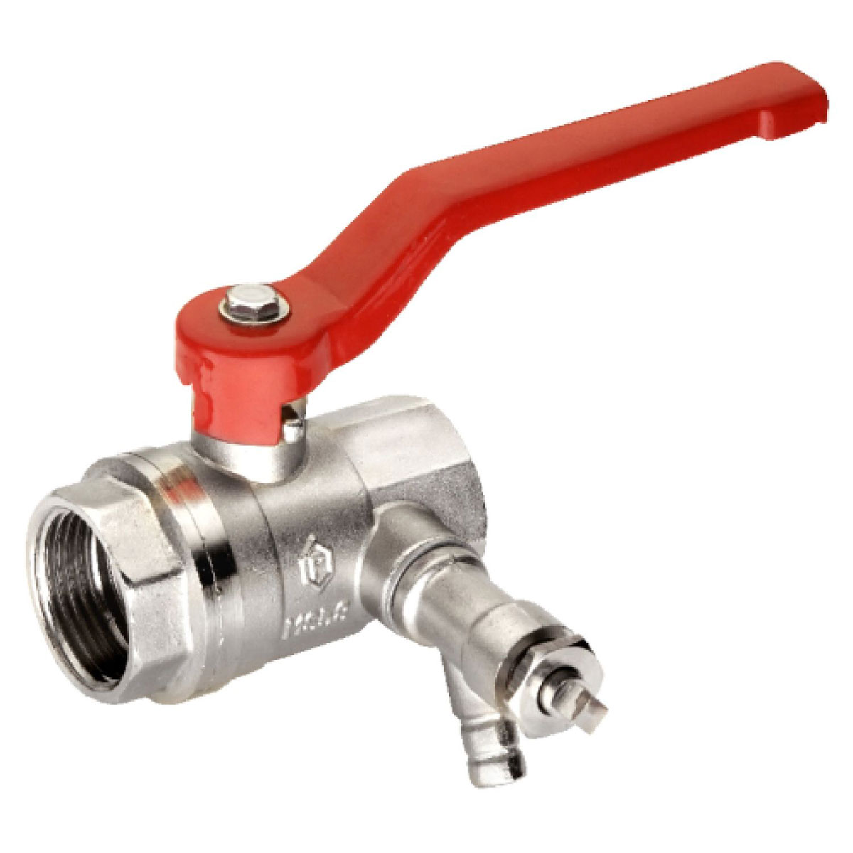 Cornat Kugel-Durchgangshahn mit Entleerung 1/2" IG