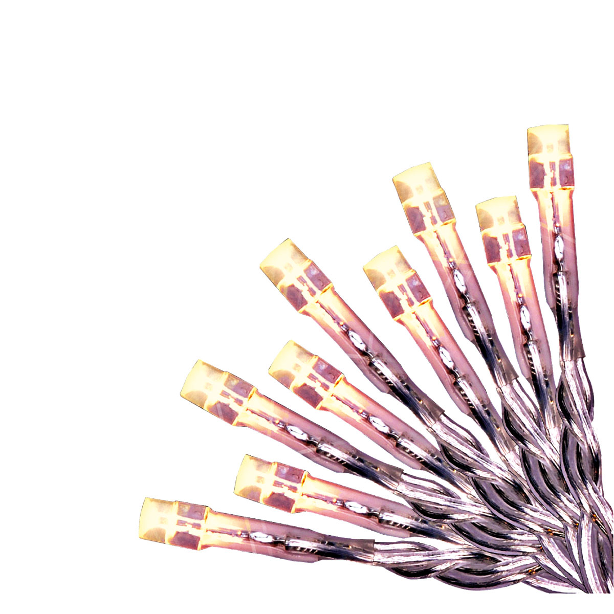 Ambientis Batteriebetriebene LED-Lichterkette 20 LEDs transparent