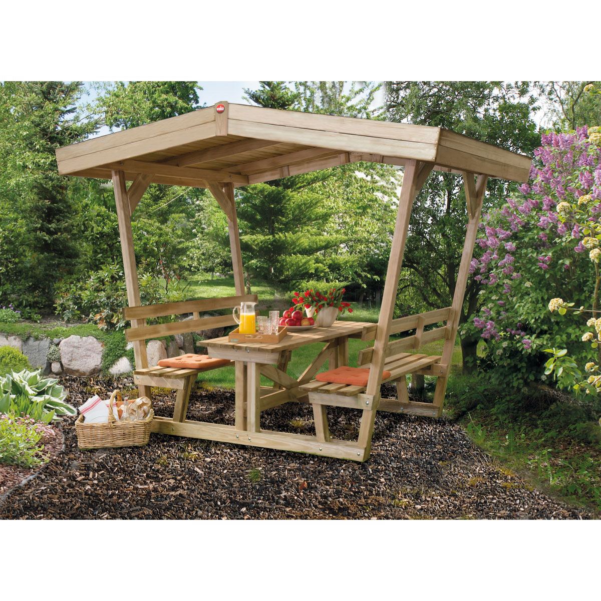 Weka Sitzlaube 662 190 x 160 cm