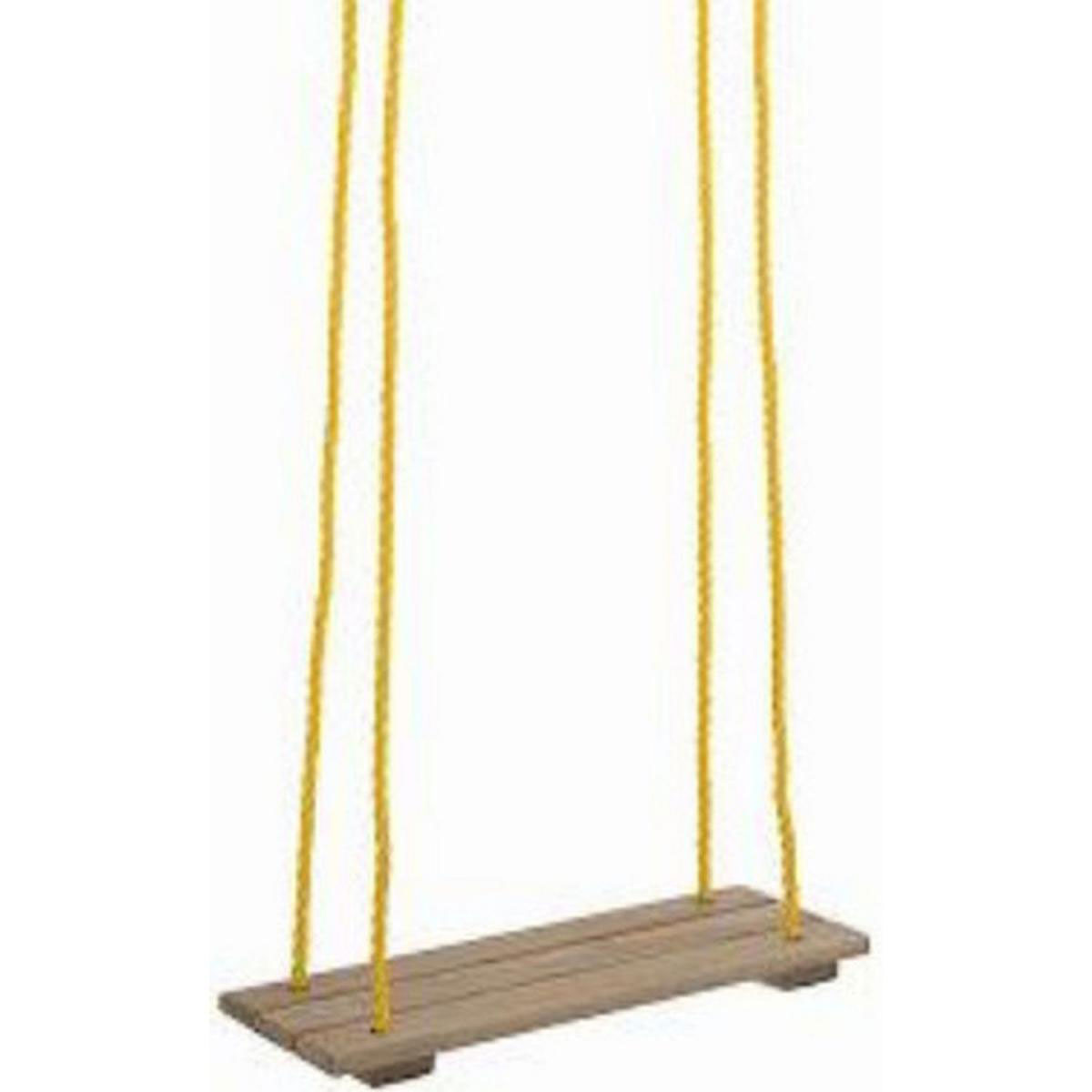 Brettschaukel aus Hartholz ca 14 x 40 cm