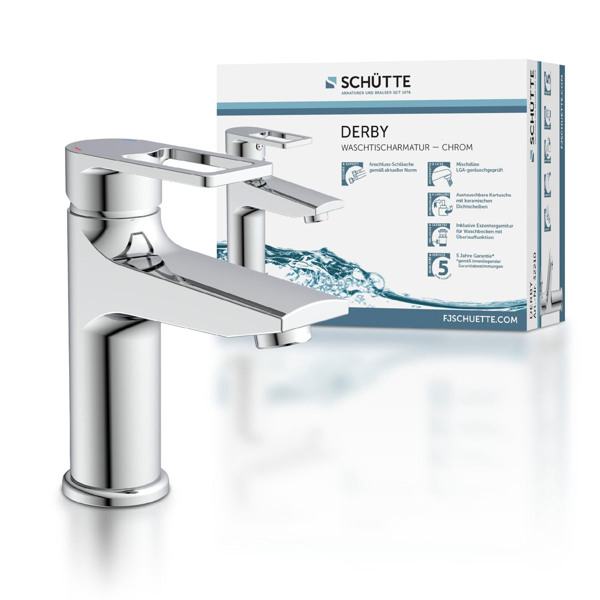 Schütte  Waschtischarmatur „Derby“ chrom  Bild 6
