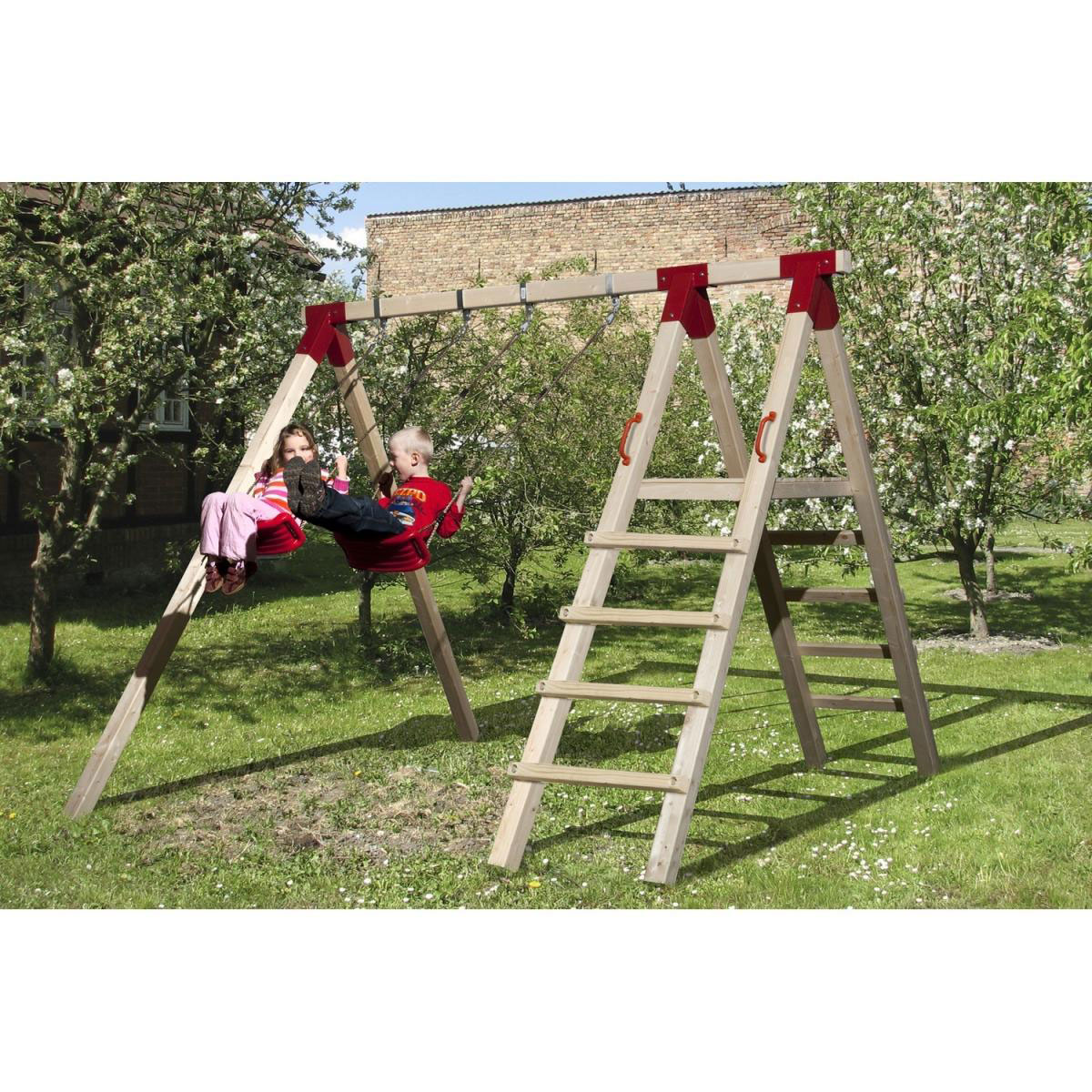 Weka Doppelschaukel Tabaluga 816 A mit Podest