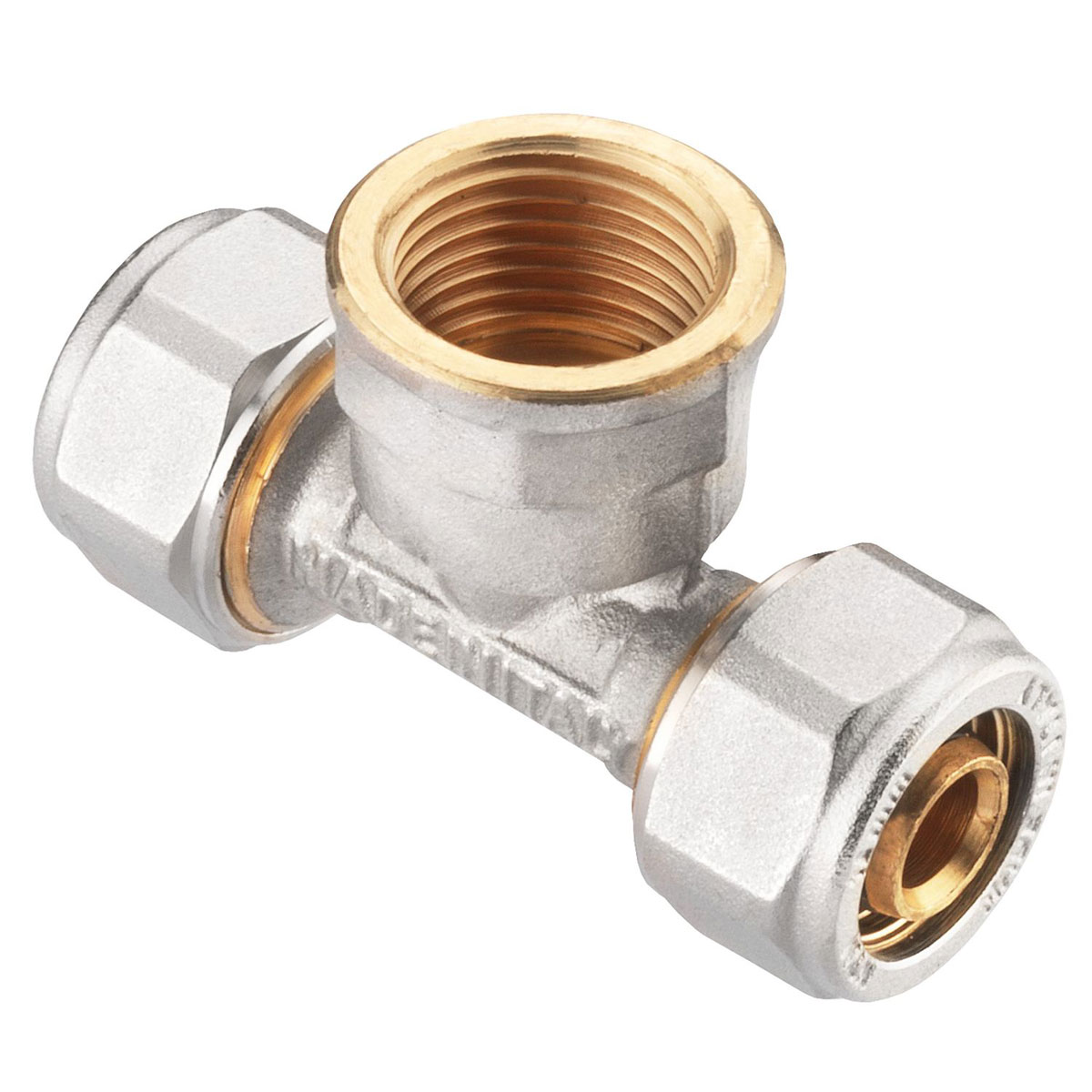 Cornat Schraub-T-Stück 16 mm 1/2 IG