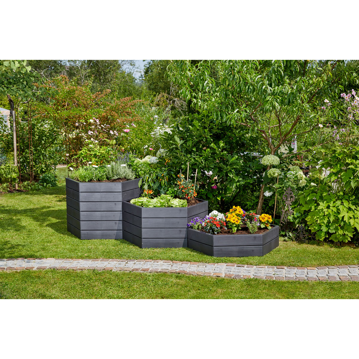 Garantia Hochbeet ERGO VARIO 1 Wood inkl FLORA Bild 8