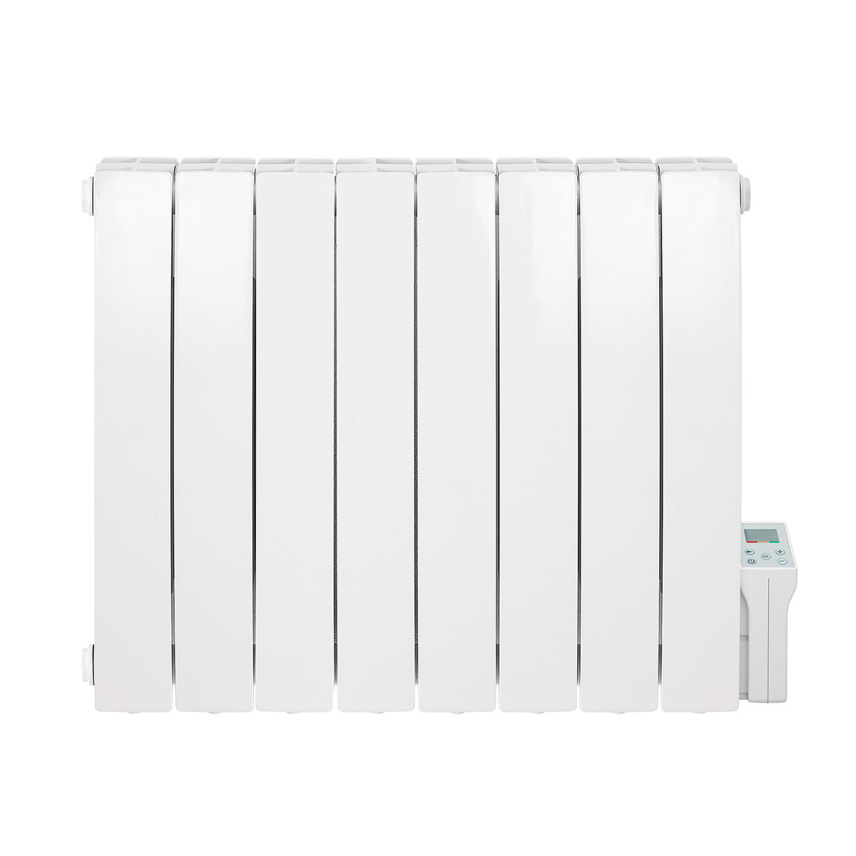 Ximax Elektrischer Heizkörper Kale 575 x 711 mm 1500 Watt inkl Heizstab digital Weiß