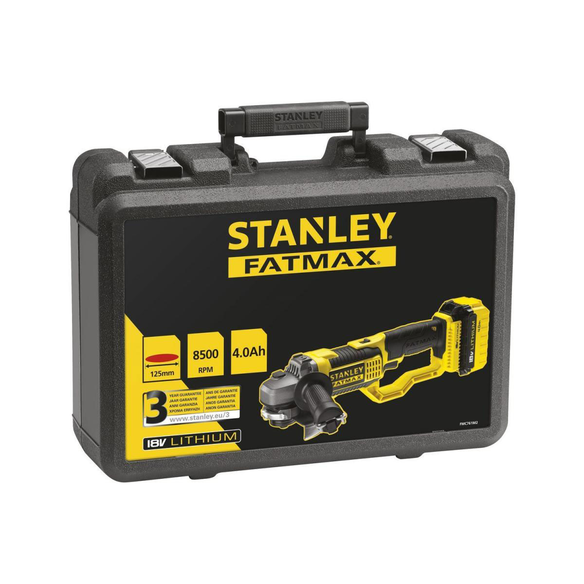 Stanley 18 V 125 mm Winkelschleifer 4 Ah 2 Bild 2
