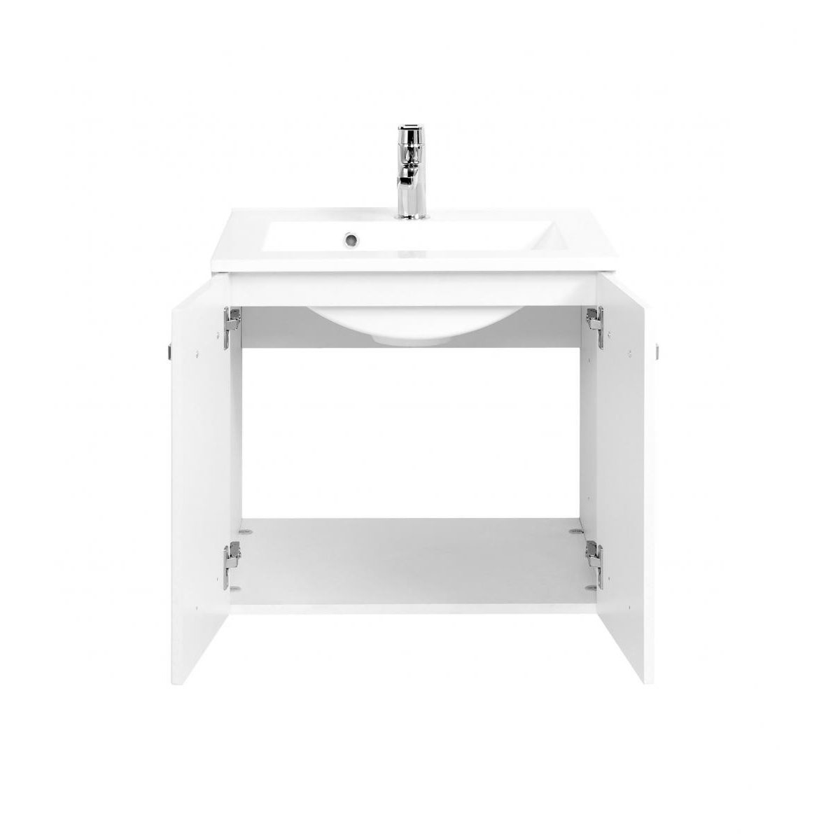 HELD Waschtisch 60 weiß hochglanz 2 Türen Bild 2