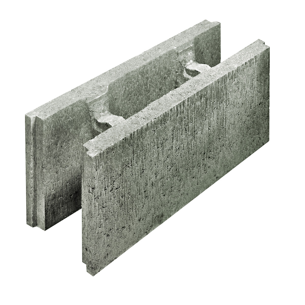 Lusit Schalungsstein 50 x 25 x 17,5 cm grau