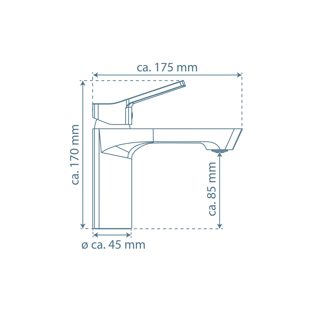 Schütte  WT-Armatur Stilo,chrom, Kartusche mit Bild 4