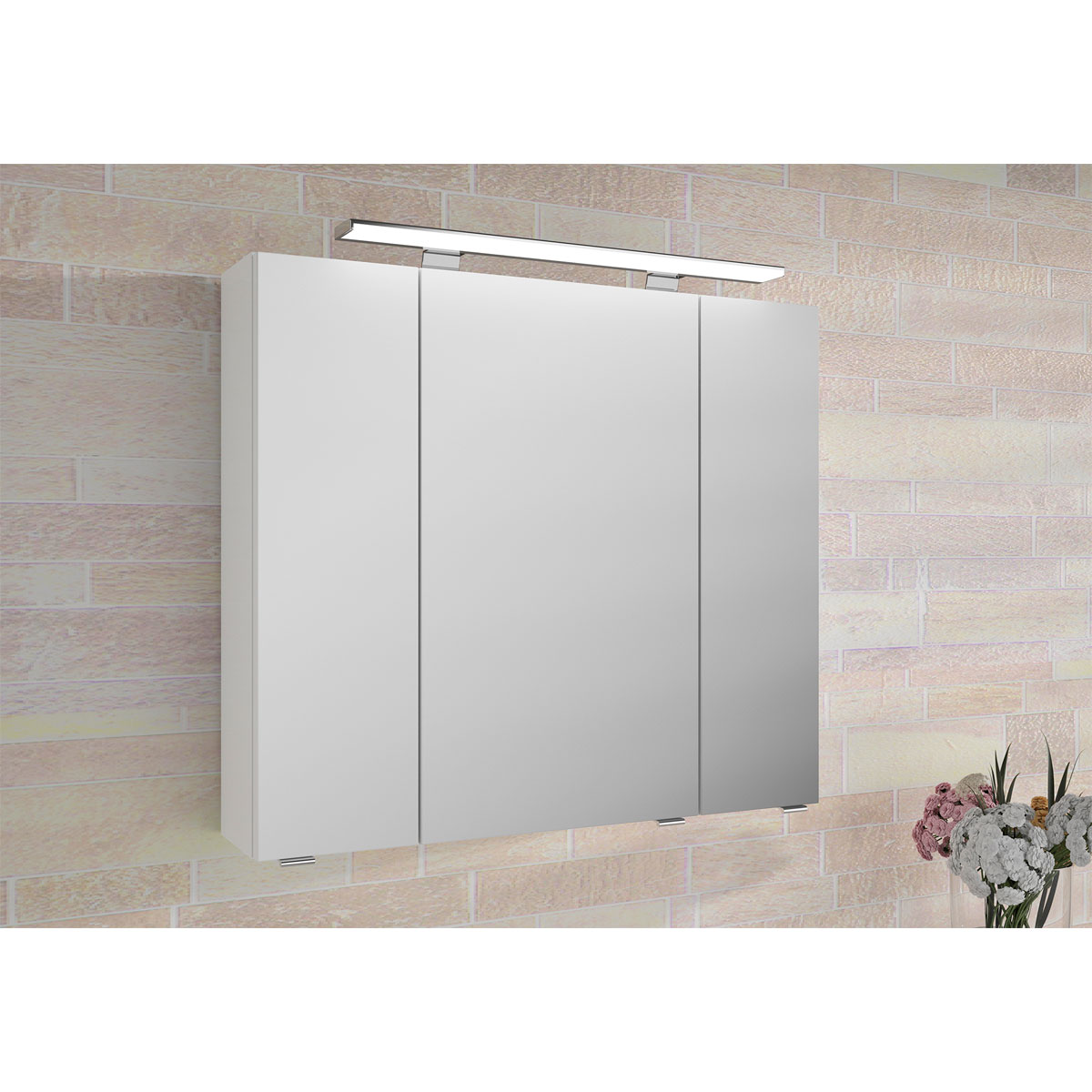 Pelipal Kranzbeleuchtung Asti weiß glänzend 82 x 1,6 x 26,5 cm Bild 5