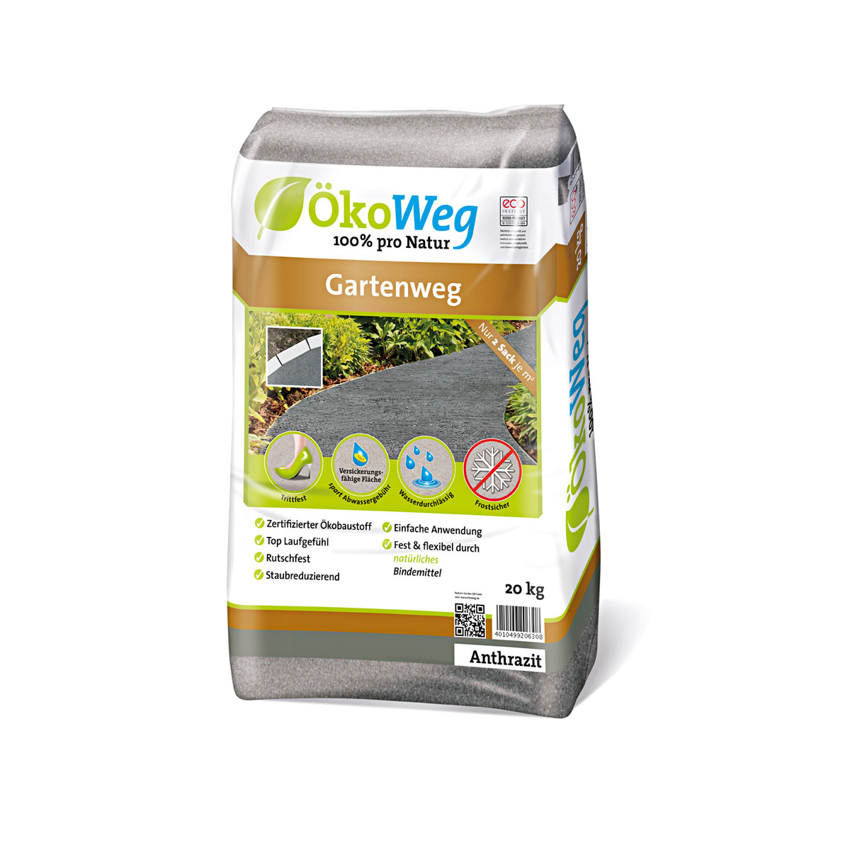 Gartenweg Anthrazit 20 kg