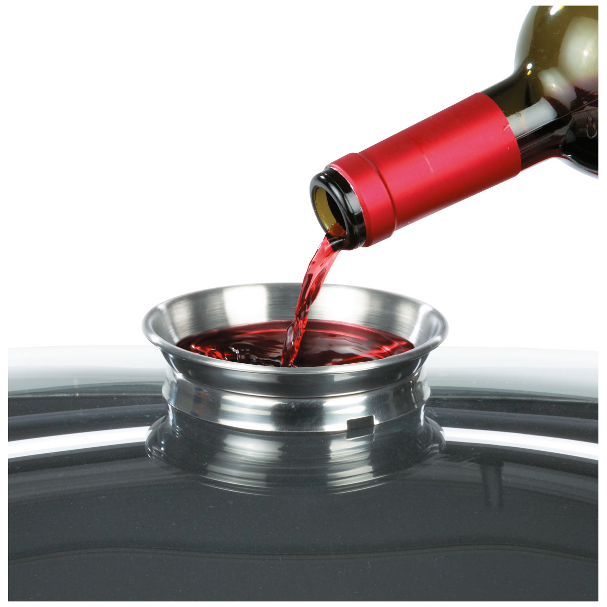 GSW Gusseisen Wok-Set / Multifunktionstopf 5-tlg. Bild 2