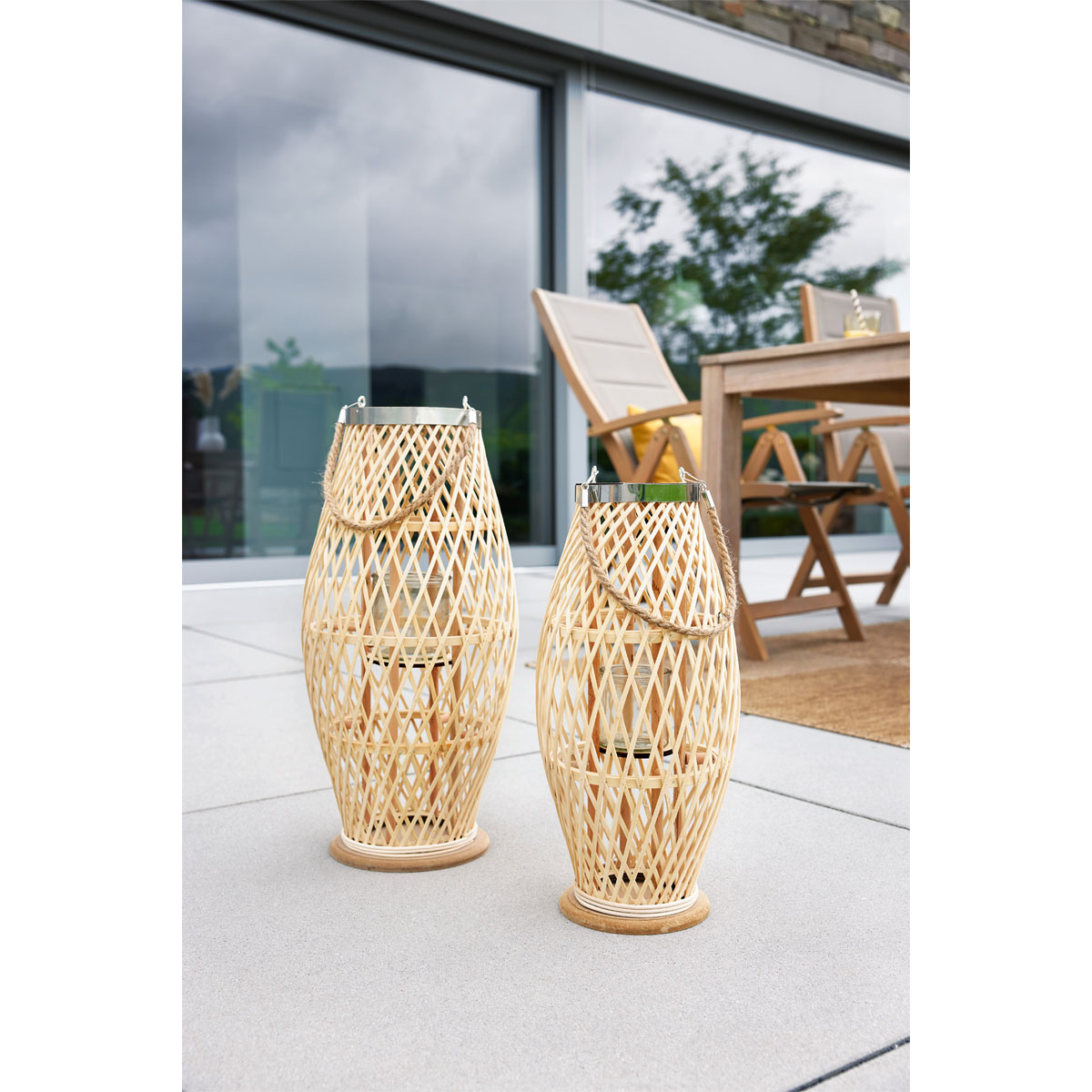 Laterne Boho 20 x 20 x 46 cm Bild 2