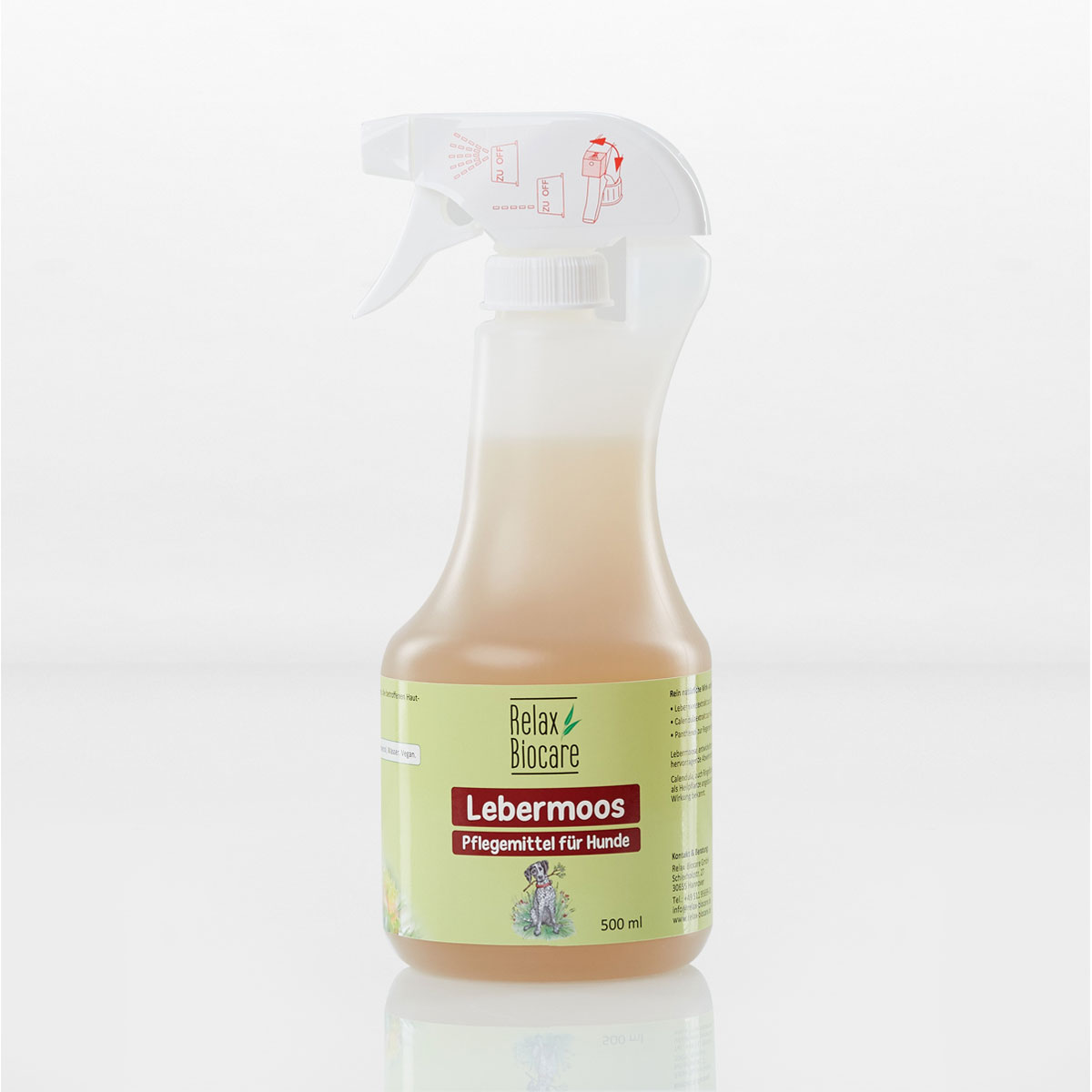 Relax Biocare Lebermoos für Hunde 500 ml