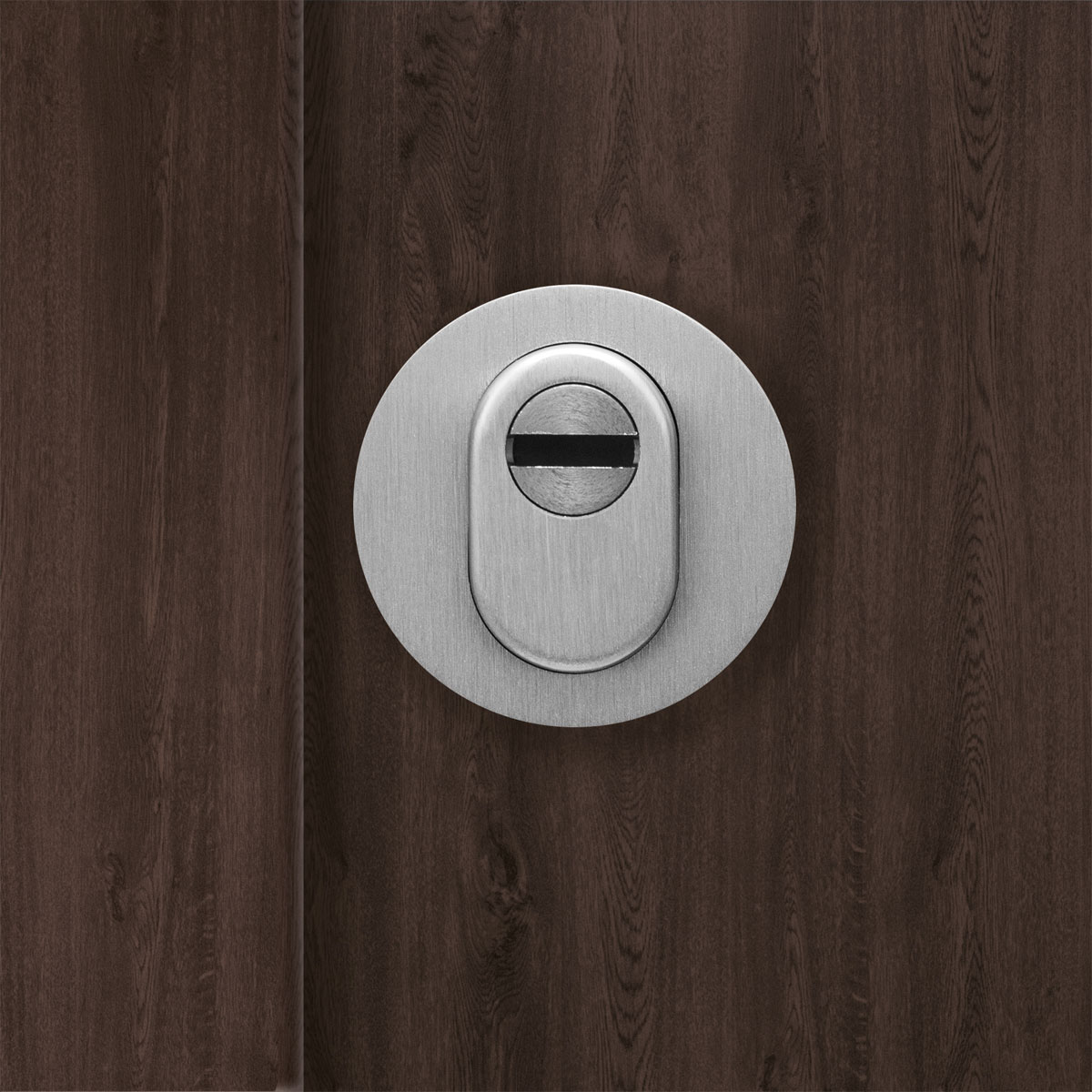 SplenDoor  Premium-Haustür Passivedoor Kalmar RC2 energiesparend einbruchsicher nussbaum 110 x 210 cm links Bild 9