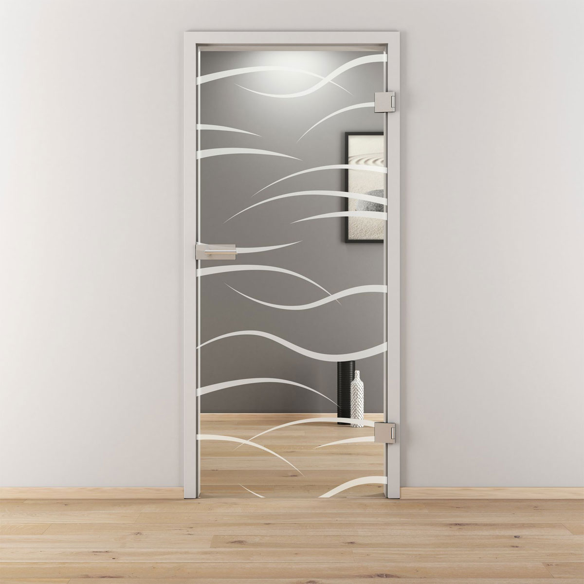 Novadoors Glasdrehtür NOVA 540 klar 95,9 x 197,2 cm Rechts