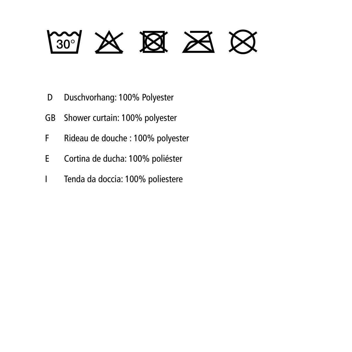 Wenko  Duschvorhang Yak Textil Polyester 180 x 200 cm waschbar Bild 6