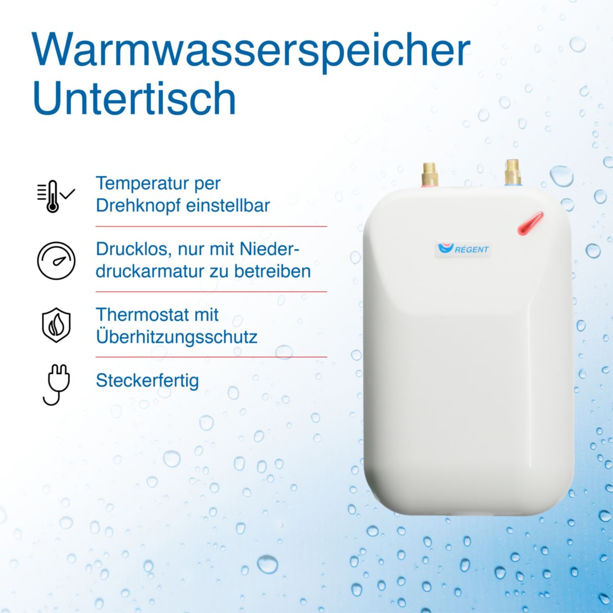 Kleinspeicher REGK 5U EU Untertischdrucklos Bild 2