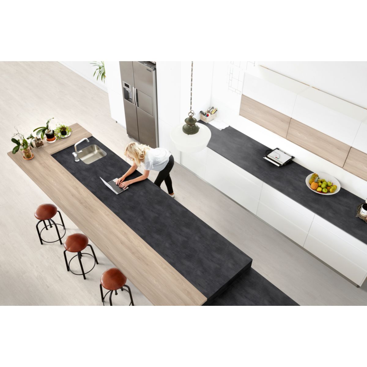 Arbeitsplatte Beton ArtInfinity 410 x 63,5 cm Bild 2
