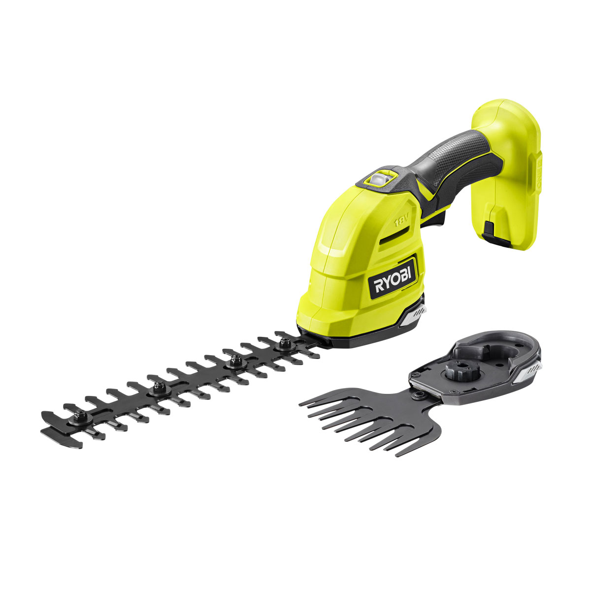 Ryobi Akku-Gras und Strauchenschere RY18GSA-0