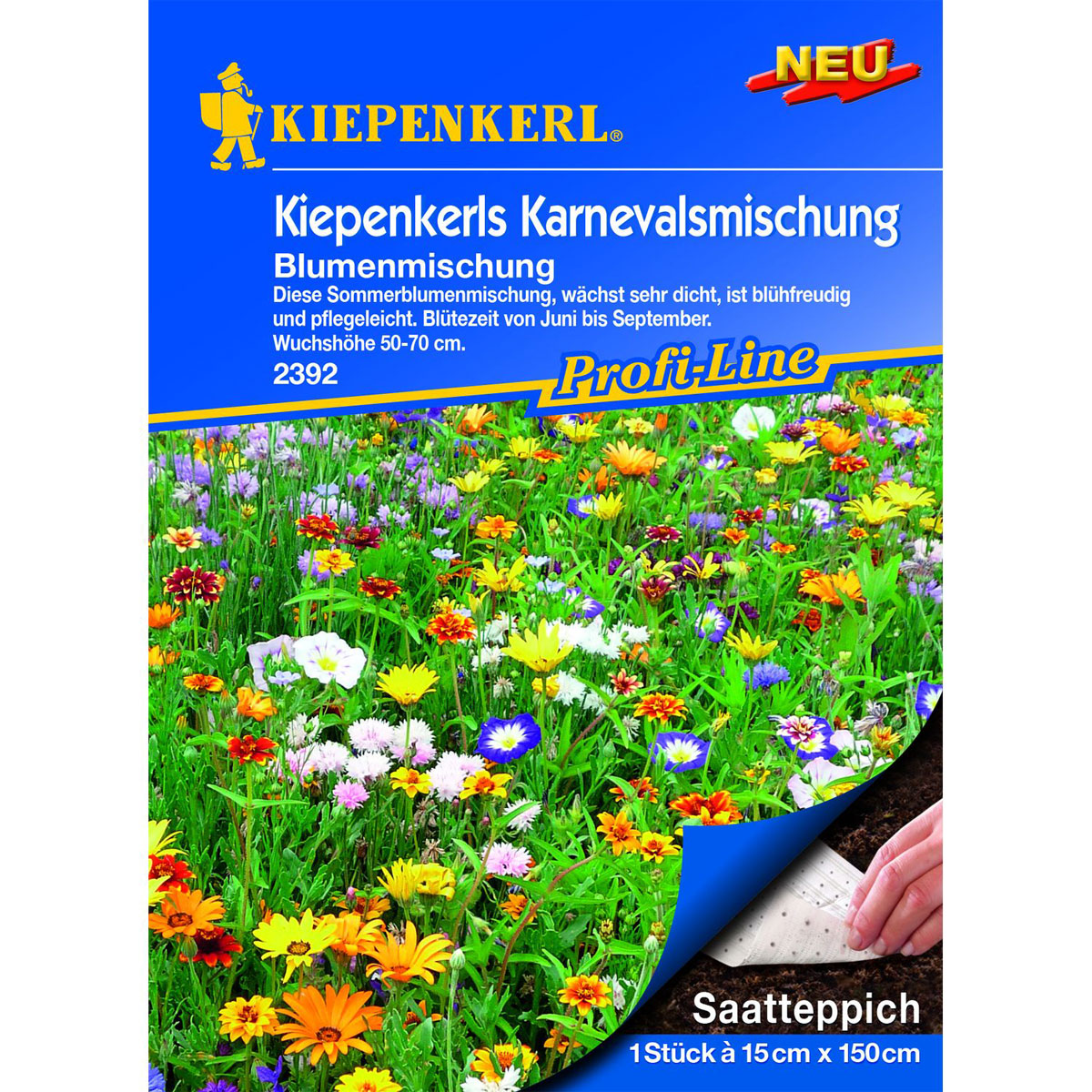 Kiepenkerl Blumenmischung Karnevalsmischung Saatteppich