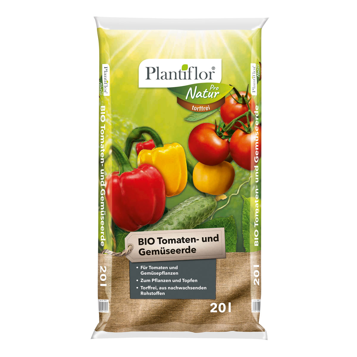 Plantiflor BIO Tomaten-/Gemüseerde 20 L