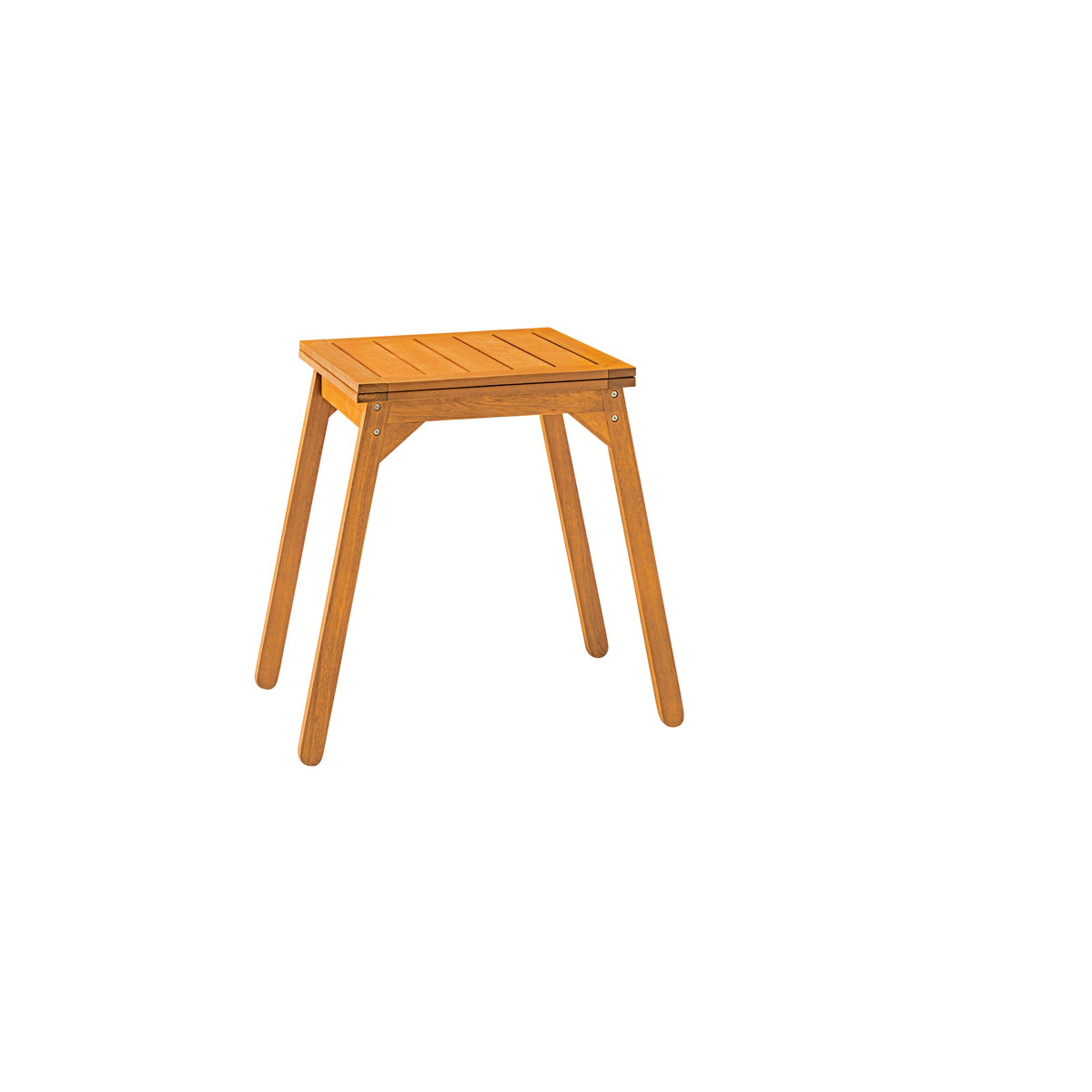 Haveson Balkontisch Rhodos 60-120 x 74 x 60 cm Eukalyptusholz