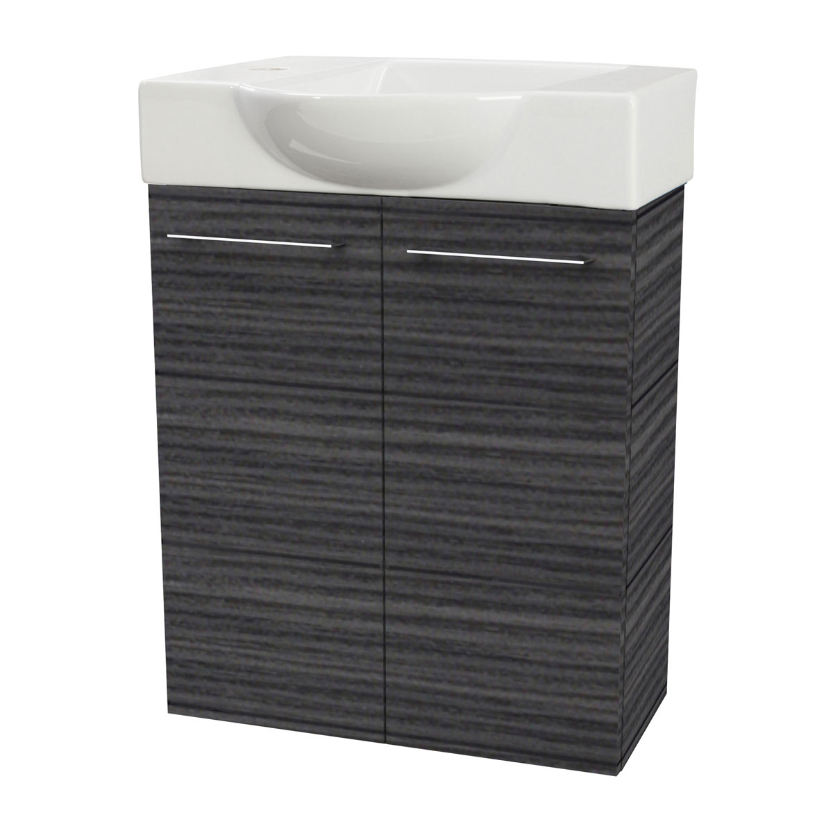 Fackelmann  Gäste-WC Keramikbecken SBC 545 x 145 x 317 mm Weiß Hahnloch links Bild 7