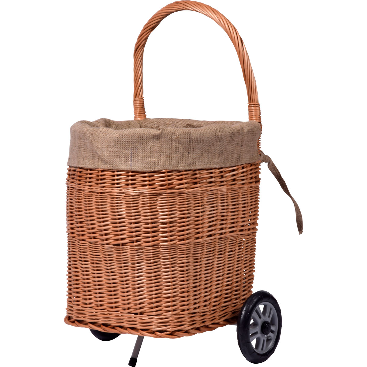 dobar Kaminholzwagen 45 x 43 x 93 cm braun