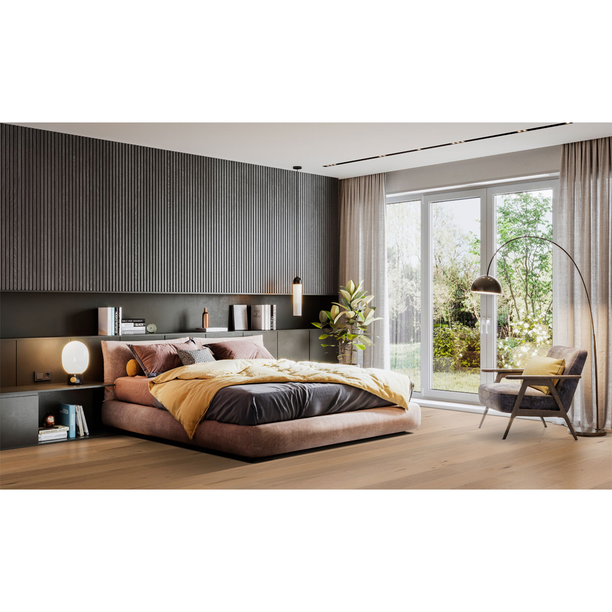 Susify-Bodenbelag FSC Oak White 1900 x 190 x 8 mm Bild 5