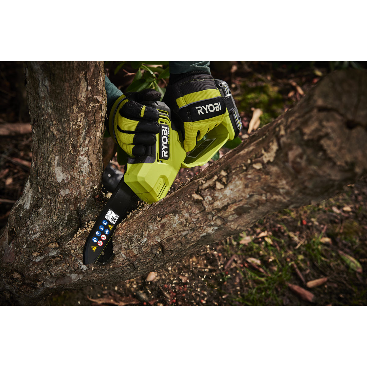 Ryobi  Akku-Einhand-Kettensäge RY18PSX15A-0 15 cm Bild 4