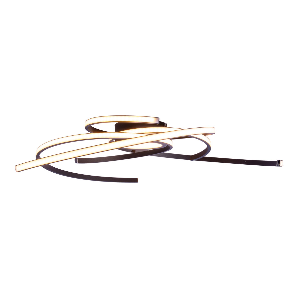 Naeve LED DL Radon Metall/KS schwarzLxBxH 75x75x7cm dimmbar Bild 7